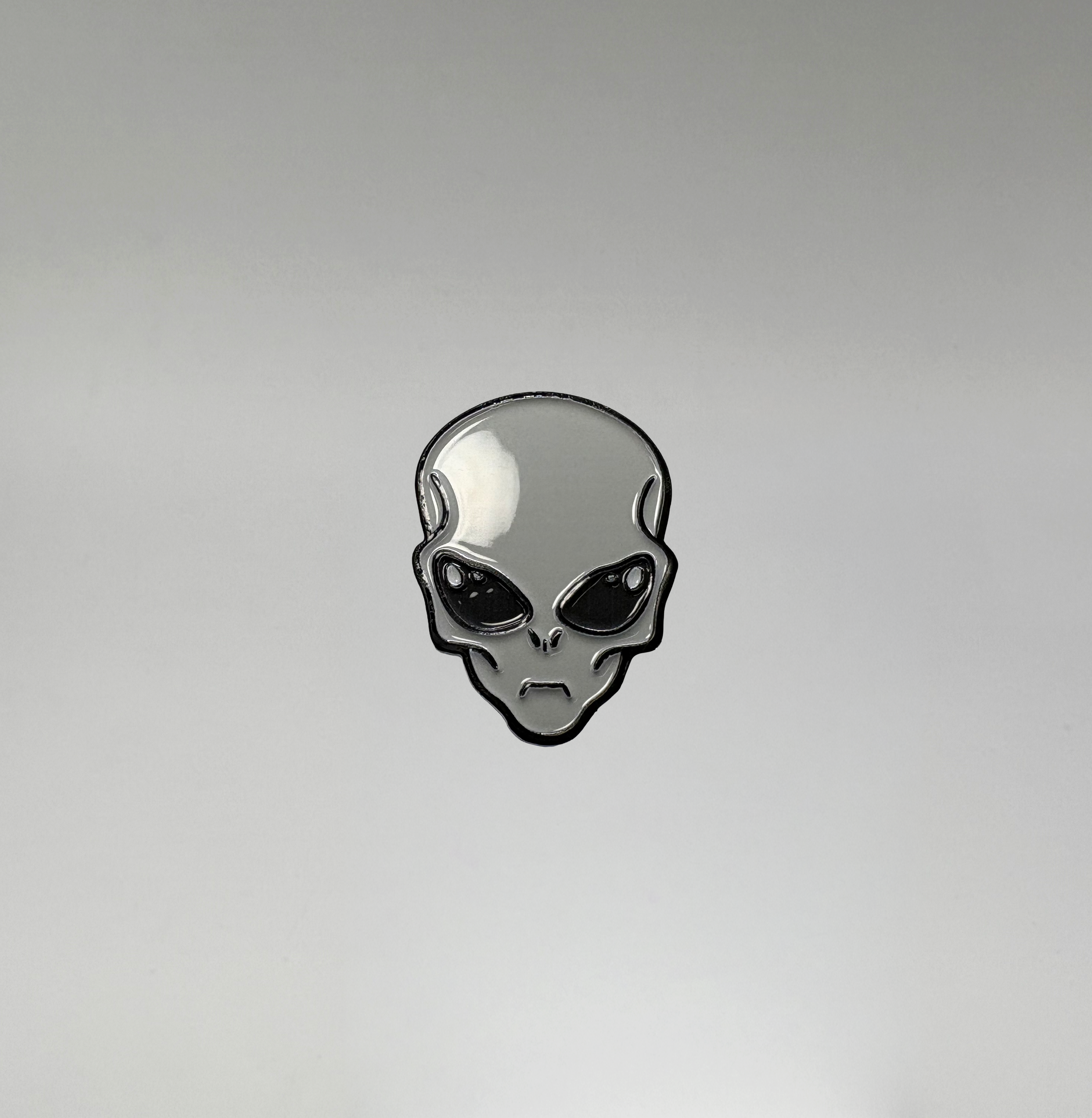 Grey Enamel Pin
