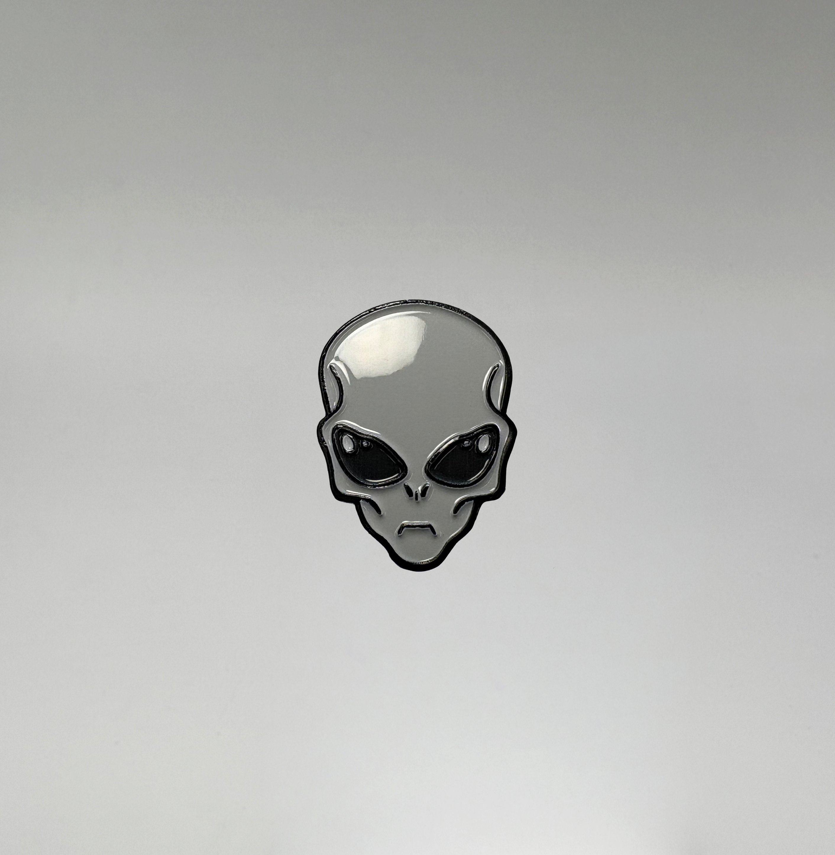 Grey Enamel Pin