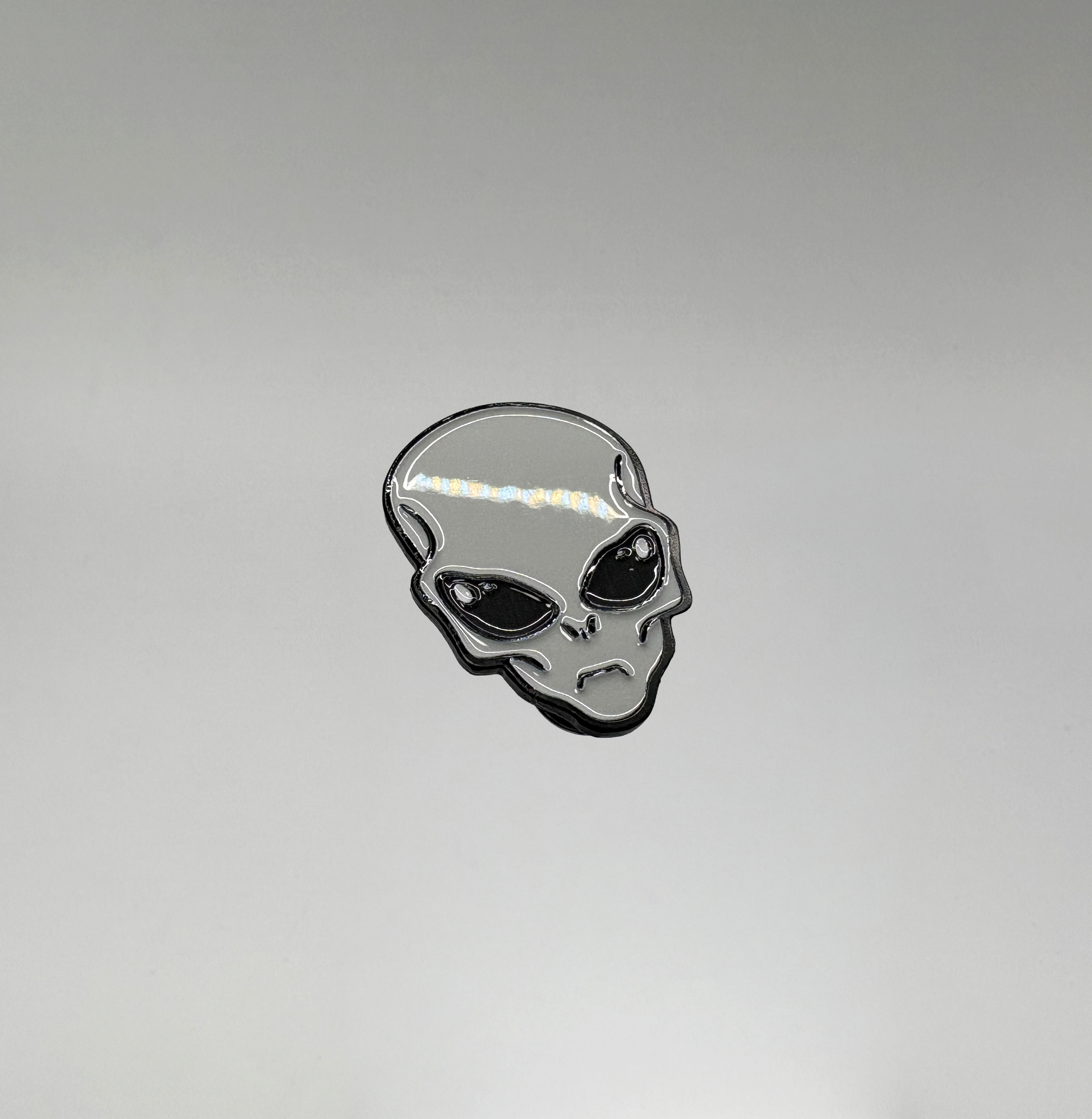 Grey Enamel Pin