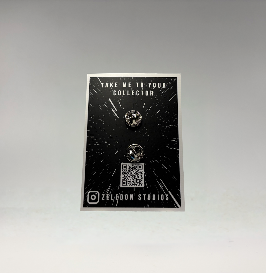 Grey Enamel Pin