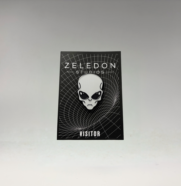 Grey Enamel Pin